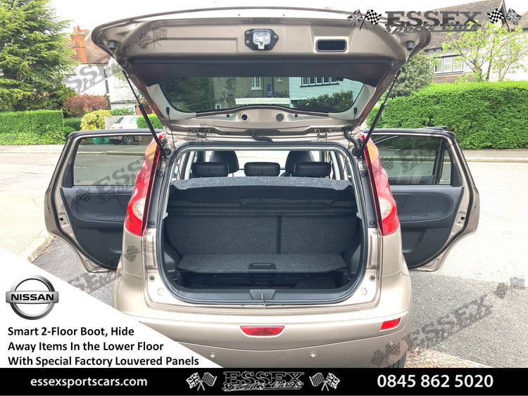 2010/10 Nissan Note 1.6 16V Tekna Hatchback 5 Door Petrol Automatic **1 Doctor Owner From New, 44k Low Miles, Full Service History**