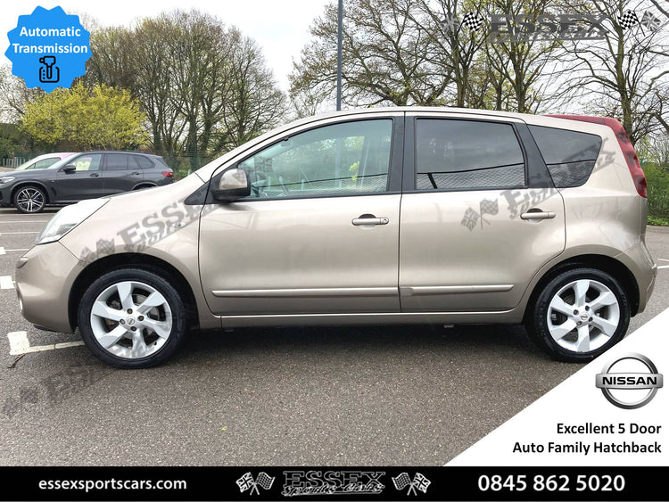 2010/10 Nissan Note 1.6 16V Tekna Hatchback 5 Door Petrol Automatic **1 Doctor Owner From New, 44k Low Miles, Full Service History**