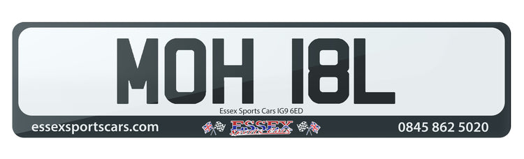 MOH 18L - Cherished Private Number Plate For Sale, Cherished Private Number Plate For Sale, Mohammed, Iqbal, Muslim, Quran Suffix Number Plate