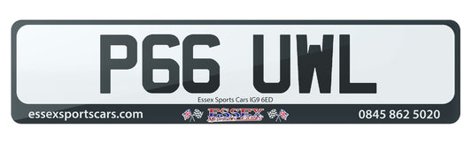 P66 UWL - Cherished Private Number Plate For Sale, Perfect Prefix Registration For PAUL