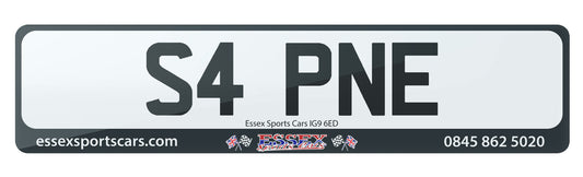 S4 PNE - Cherished Private Number Plate For Sale, Cracking Asian Prefix Plate for Sapna or Sapne