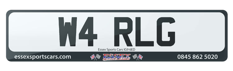 W4 RLG - Cherished Private Number Plate For Sale, Great Name Registration Prefix Plate for WARL G