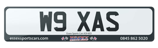 W9 XAS - Cherished Private Number Plate For Sale, WAKAS WAQAS Registration Plate To Buy Now