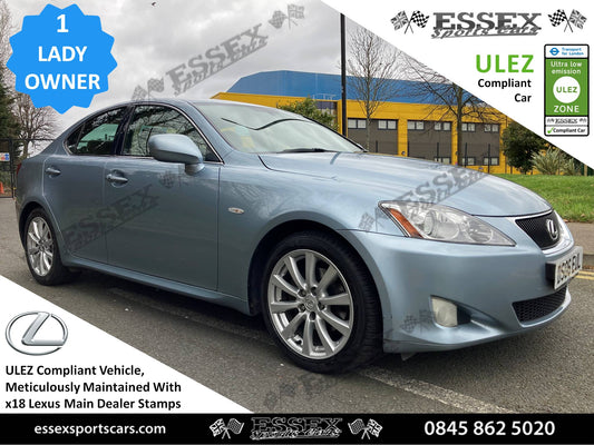 2006/06 Lexus 2.5 250 SE Saloon 4dr Petrol Automatic (214 g/km, 204 bhp) **ULEZ Compliant, 1 Owner, x18 Lexus Main Dealer Stamps**