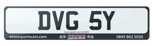 DVG 5Y - Cherished Private Number Plate For Sale, Douglas or Dugsy? Great Suffix Plate - Excellent Value