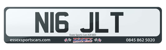 N16 JLT - Cherished Private Number Plate For Sale, Prefix Plate For Nigel Or Initials JLT (Jack, Lionel, Taylor?)