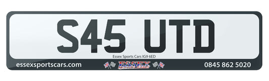 S45 UTD - Cherished Private Number Plate For Sale, United Fans Out There - Great Registration, Looks Dateless