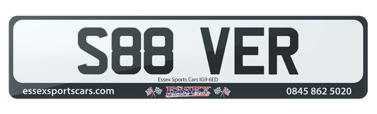 S88 VER - Cherished Private Number Plate For Sale, Financial Plate, Saver, Banking, SAVIER Name Plate