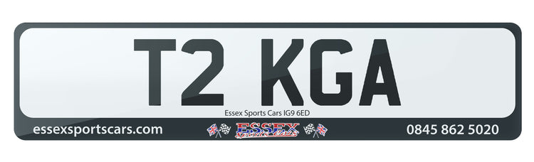T2 KGA - Cherished Private Number Plate For Sale, Porsche Targa Number Plate For All Porsche Car Club Owners