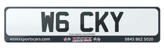 W6 CKY - Cherished Private Number Plate For Sale, Are You A Wacky Racer? Excellent Prefix Registration Available Now!